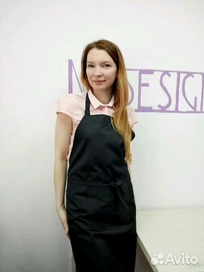 Черный фартук повара (новый)