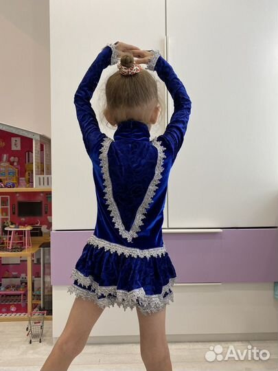 Платье для фигурного катания 116 перчатки