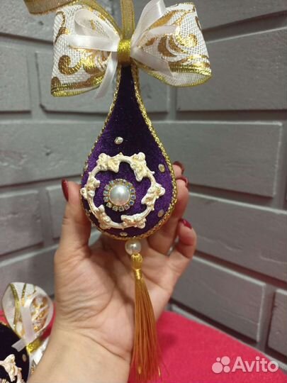 Ёлочные игрушки ручной работы