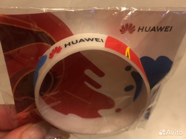 Силиконовый браслет фирменный, Huawei