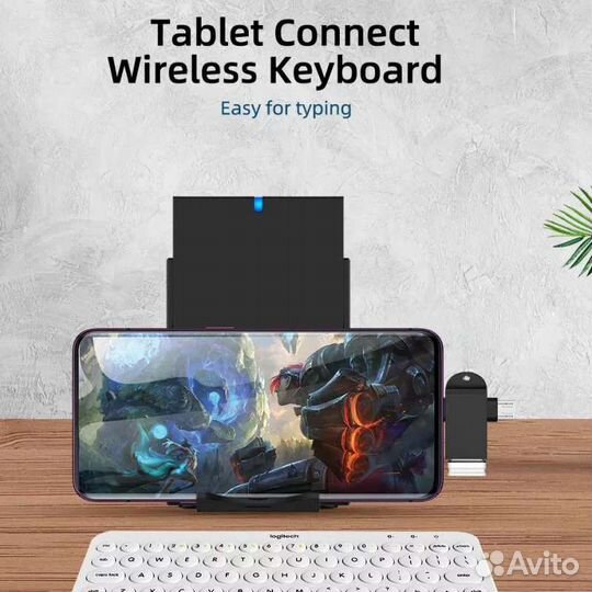 OTG adapter Type C + micro USB Host для телефона и