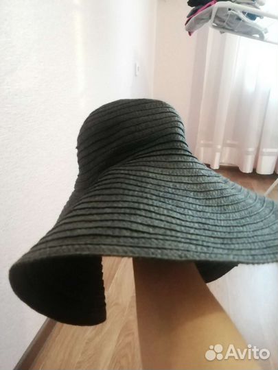 Шляпа женская пляжная соломенная