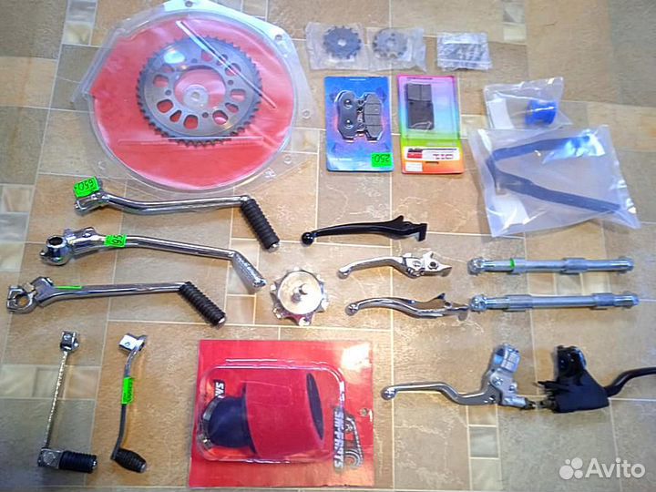 Запчасти на питбайк