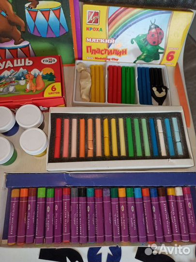 Набор творчества пастель краски+