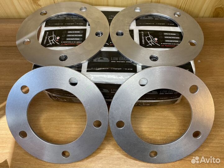 Проставки 5х150 5мм цо110.1 сквозные. Новые