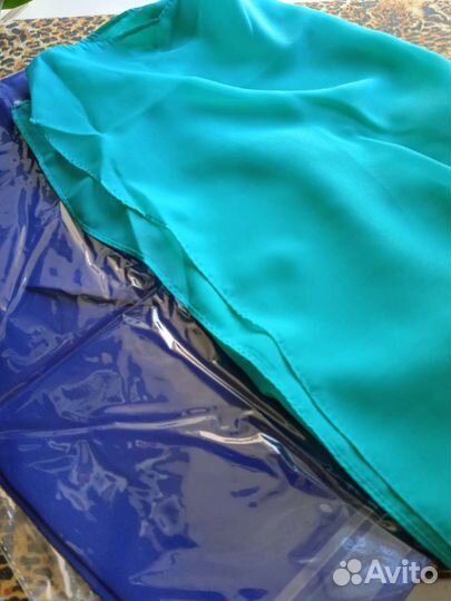 Турмалиновый шёлковый шарф