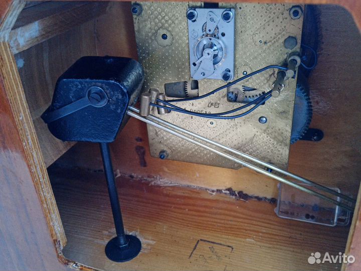 Часы настольные СССР янтарь