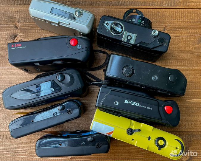 Нерабочие плёночные фотоаппараты
