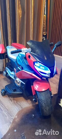 Детский мотоцикл на аккумуляторе бу