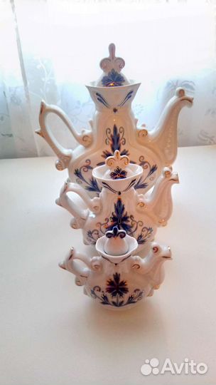 Фарфоровые заварочные чайники 3 шт мфз СССР