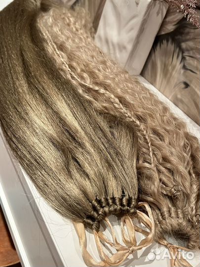 Накладной хвост прямой на резинке