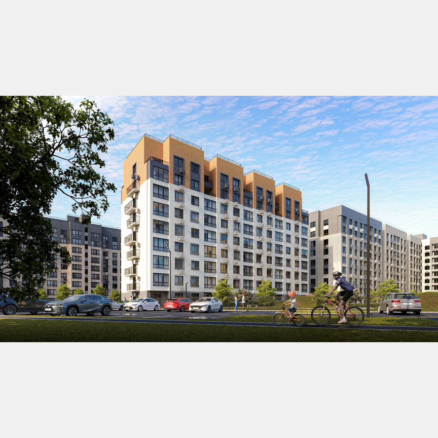 3-к. квартира, 66,8 м², 9/9 эт.