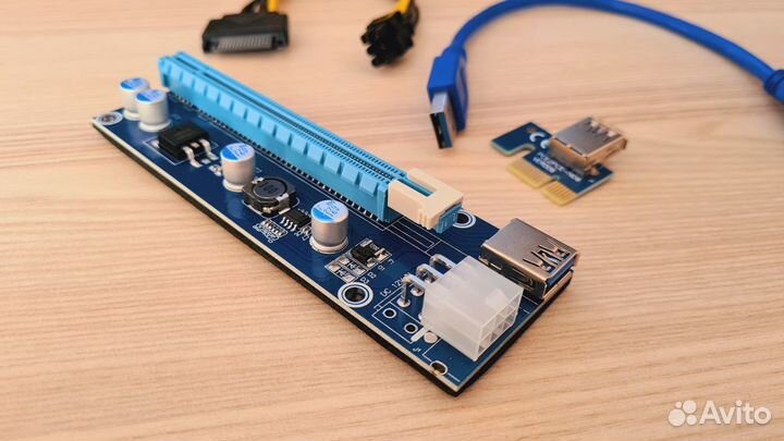 Новый Райзер VER 006c 6 PIN, Кабель USB 30 см