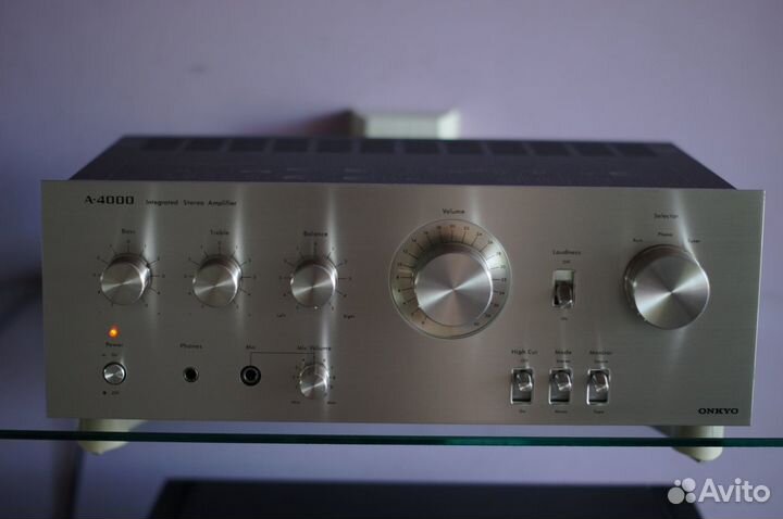 Аналоговый, винтажный усилитель Onkyo A-4000 1979г