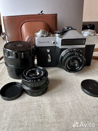Фотоаппарат СССР Зенит (zenit e). industar 50-2