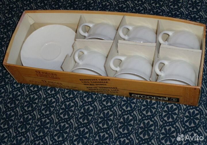 Набор кофейных чашек Arcopal 12 предметов