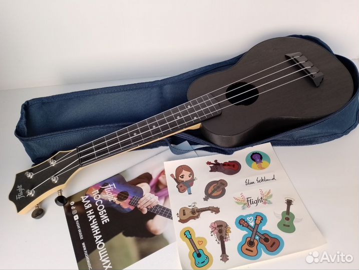 Новое укулеле сопрано travel flight TUS-35 BK