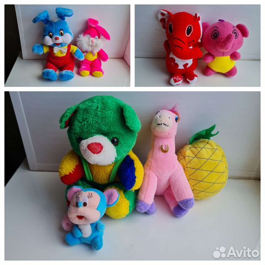 Мягкие игрушки плюшевые пакетом