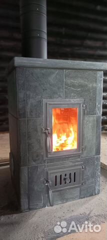 Печь-камин натуральный камень Elli/3