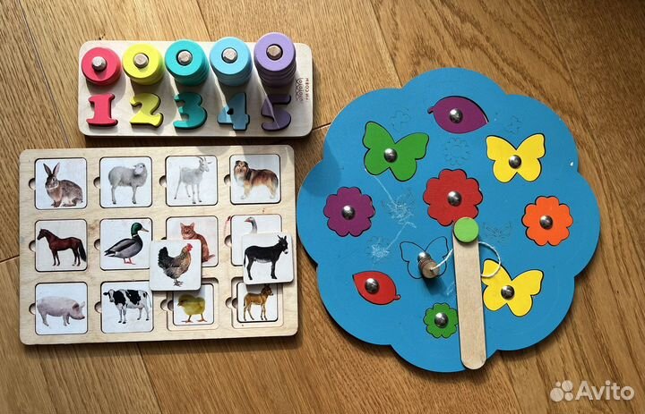 Деревянные вкладыши (пазлы вкладыши)