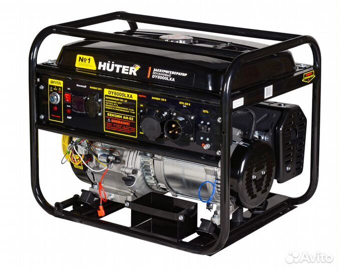 Бензиновый генератор с автозапуском 7 кВт Huter