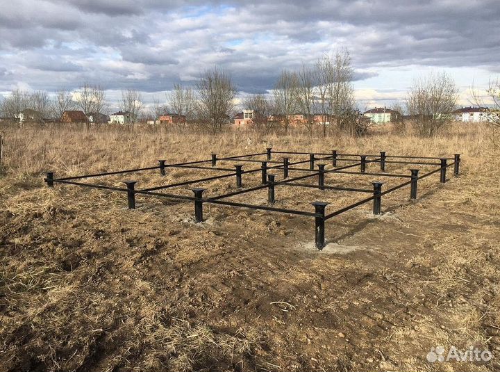 Винтовые сваи под ключ установка