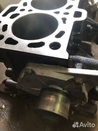 Блок, гбц и коленвал к мотору k9k 732