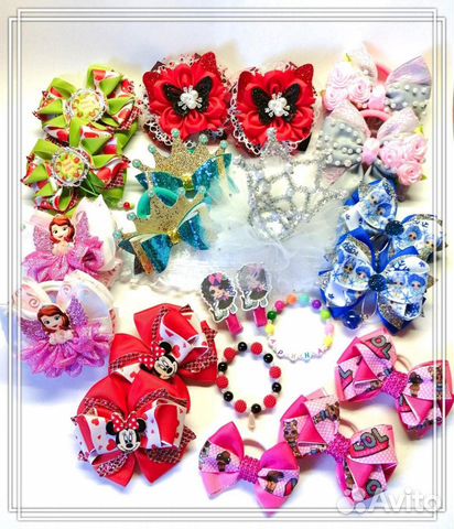 Банты, украшения и аксессуары ручной работы