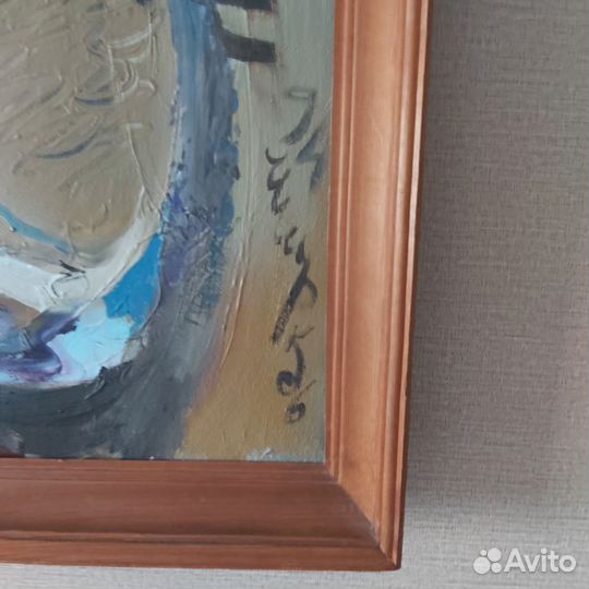 Картина маслом на холсте бу
