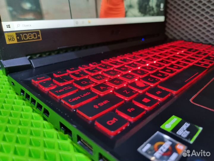 Игровой Ноутбук Acer Nitro5 Ryzen 5/8Гб/GTX 1650Ti