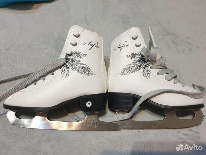 Коньки детские, р-р 27