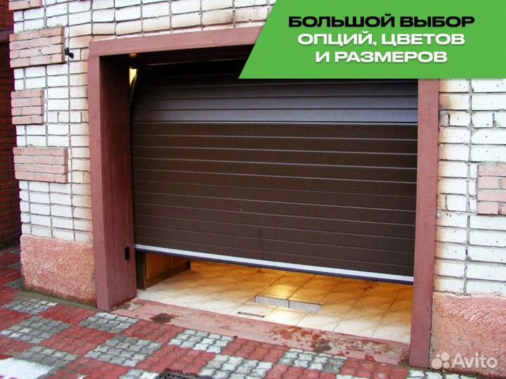 Автоматические гаражные ворота под ключ
