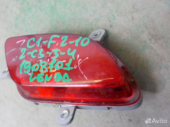 Фонарь противотуманный Kia Venga 2010