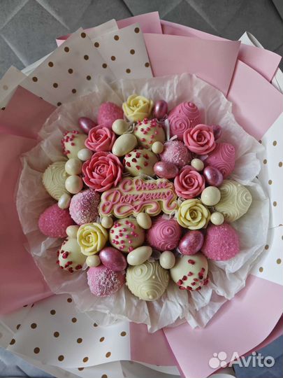 Клубника в шоколаде букет, съедобные букеты