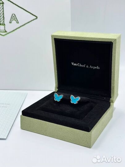 Серьги van cleef