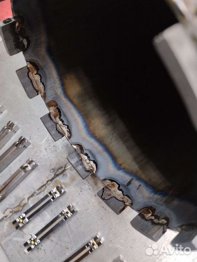 Восстановление алмазных коронок