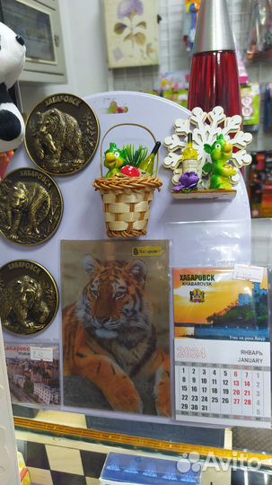 Сувениры с Хабаровском, гжель, магниты, тарелки