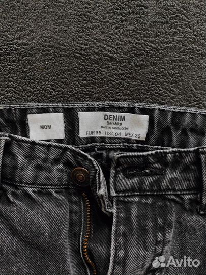 Джинсы bershka mom 36