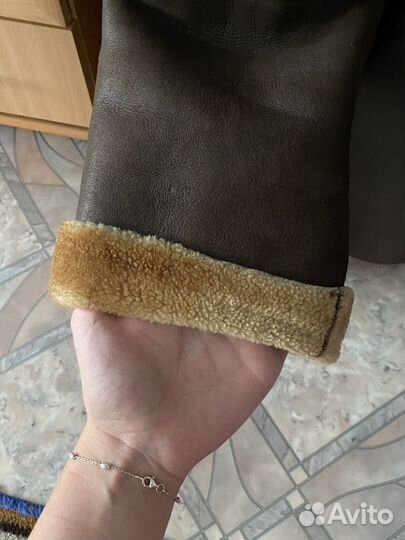 Дубленка натуральная мужская 54 56