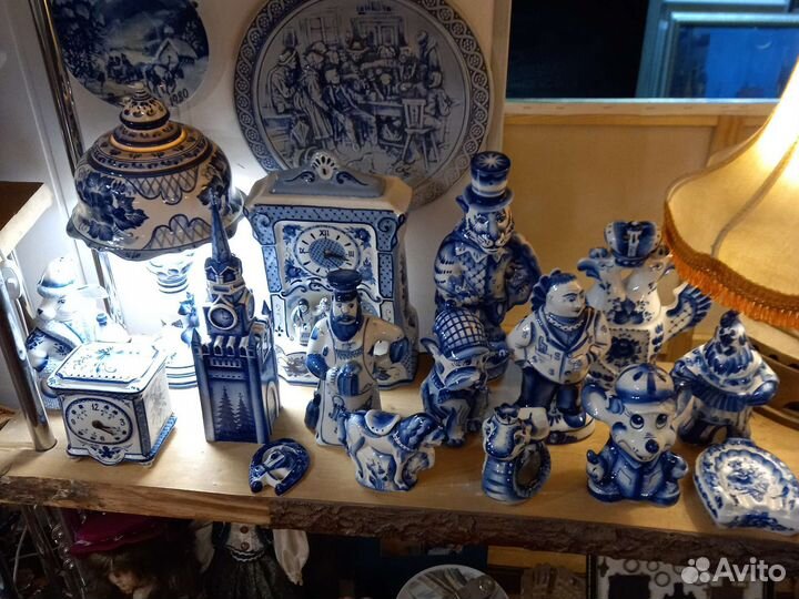 Посуда гжель