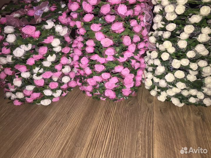 Веночки из розочек венок украшение для волос Венки