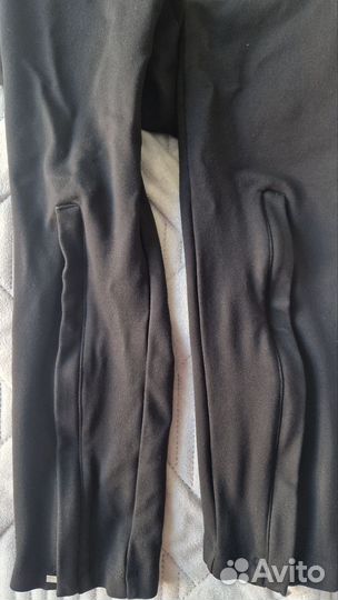 Брюки леггинсы с разрезами mango 44 m трикотажные