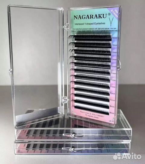 Ресницы для наращивания нагараку / nagaraku пучки