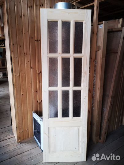 Дверь деревянная филенка межкомнатная Сосна