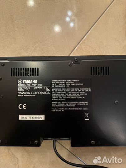 Колонка yamaha YSP 800