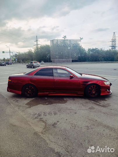 Передний обвес, накладки на пороги на марк2 90