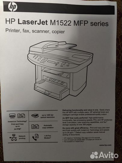 Мфу HP m1522nf