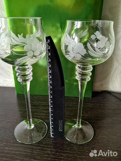 Фужер винтажный коллекционный (2 штуки)