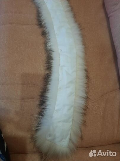Опушка на капюшон из енота