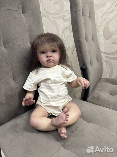 Кукла реборн шанталь